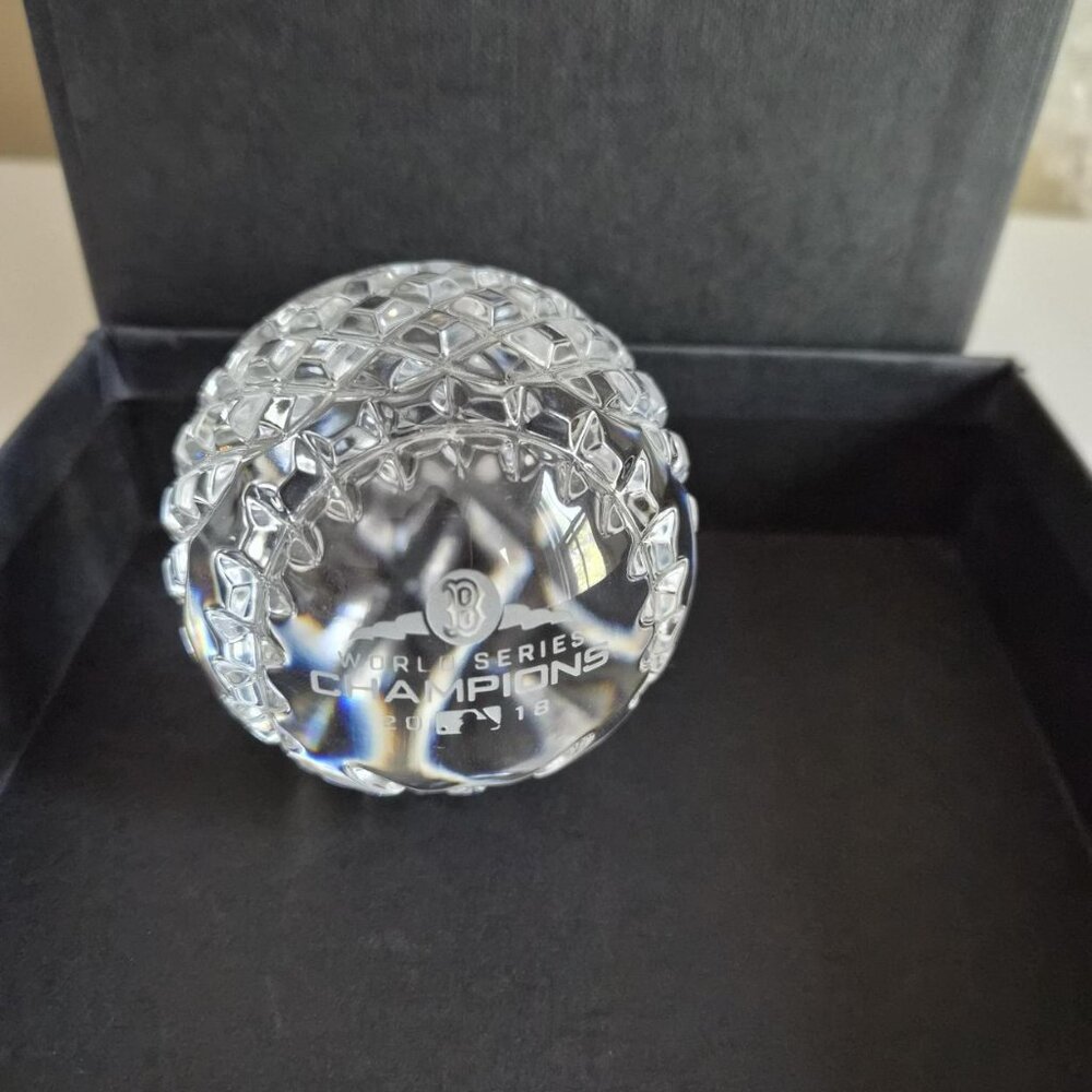 Waterford World Series 2018 Champions Boston Red Sox Baseball Collectible, Limit
